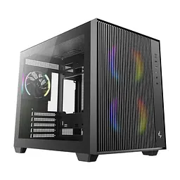 Корпус для ПК Deepcool CG330 Mesh 3F Black (R-CG330MESH-BKANM3-G)
