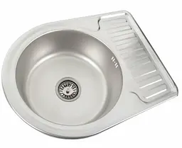 Кухонна мийка Platinum 5844 декор 0,8/180 мм (SP000018185) - мініатюра 5