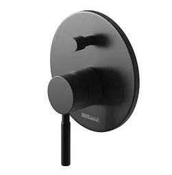 Душова система прихованного монтажу Kohlman Roxin Black + Box прихованого монтажу QW210RBR25, Чорний матовий - мініатюра 7