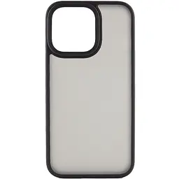 TPU+PC чохол Metal Buttons для Apple iPhone 13 Pro (6.1") Чорний / Black