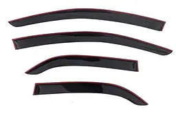 Дефлектори вікон вітровики Chevrolet Aveo T200 2002-2006 Седан Скотч 3M Voron Glass - мініатюра 3