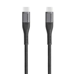 Кабель BRAID2 Type-C - Type-C 60w 1.2m (GB-CC13BK) Чорний - мініатюра 2