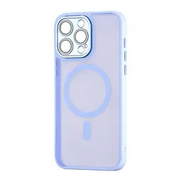 Чохол Silicone Matte Case Protected Camera with MagSafe iPhone 14 Pro Max Lilac