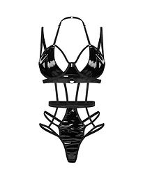 Боді Obsessive Keira Lise, L/XL (чорний) - мініатюра 4