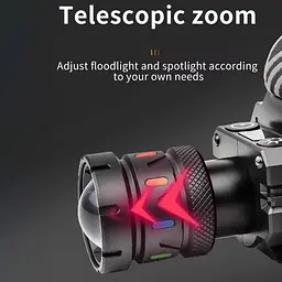 Ліхтар налобний BL BL-T701D-TG світлодіод TG датчик руху оптичний зум акумуляторний зарядка Type C функція Power Bank - мініатюра 7