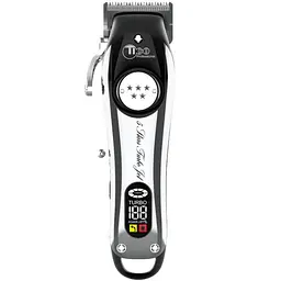 Машинка для стрижки TICO Professional 5 Star Turbo Jet Silver (100424) [78093]