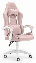 Комп'ютерне крісло Hell's HC-1000 Pink (тканина) - мініатюра 2