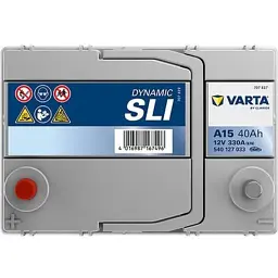 Акумулятор автомобільний Varta Blue Dynamic 40Ah без нижн. бурта (540127033) - мініатюра 3