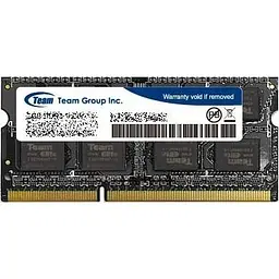 Модуль пам'яті Team Elite SO-DIMM DDR3L 8GB 1600MHz (TED3L8G1600C11-S01) - мініатюра 2