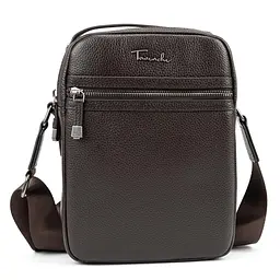 Чоловіча шкіряна сумка через плече флотар Tavinchi TV-SM8-9039-C-FL коричнева - мініатюра 3