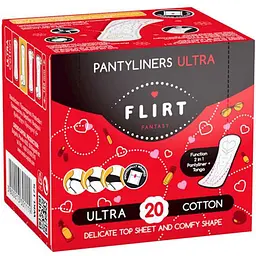Прокладки щоденні FANTASY FLIRT ultra cotton&light 20шт 150мм