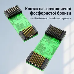 Мережевий з’єднувач Keystone для подовження кабелю Vention Ethernet-муфта гнізда RJ45 мама-мама Cat.7 FTP для встановлення в настінну панель або патч-панель чорний (IPWB0) - мініатюра 8