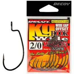 Гачок Decoy Worm25 Hook Wide 2/0 (7 шт/уп)