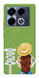 Чохол Demsky Travel girl для Infinix Note 40 4G