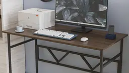 Комп'ютерний стіл Ferrum-decor Райан 75x100x60 чорний ДСП Дуб Сонома Труфель 16мм (FRD-103673) - мініатюра 5