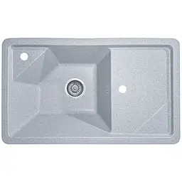 Мийка кухонна Valetti 58C гранітна 785х465 мм сіра - мініатюра 2