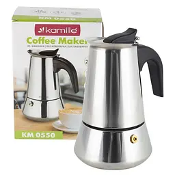 Кавоварка гейзерна Kamille KM-0550 200 мл - мініатюра 7