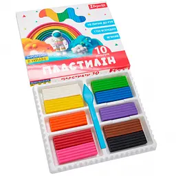 Пластилін 1 Вересня Classic 10 кольорів 200 г (540665) - мініатюра 2