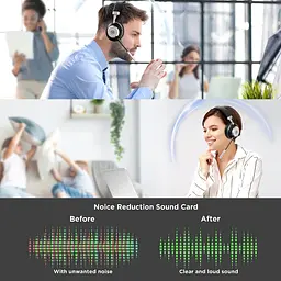 Bluetooth гарнітура Wantek з мікрофоном та USB-адаптером для ПК - мініатюра 4