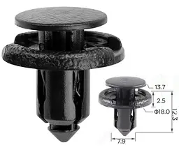 Кліпса для обшивки Nissan 0155309611 Lexus Toyota 9046708185 Renault Koleos (C351)