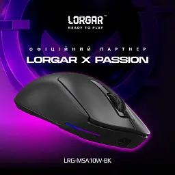 Мишка Lorgar MSA10W Wireless Gaming Black (LRG-MSA10W-BK) - мініатюра 2