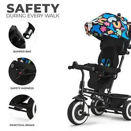 Триколісний велосипед Kinderkraft Aston Happy Shapes (KRASTO00HAP0000) - мініатюра 11