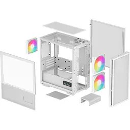 Корпус Deepcool CH360 Digital White (R-CH360-WHAPE3D-G-1) [146734] - мініатюра 11
