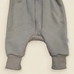 Ромпер-комбінезон тринитка з шапочкою Gray olive зріст 86 см (12 – 18 місяців) Malena Сірий - мініатюра 4