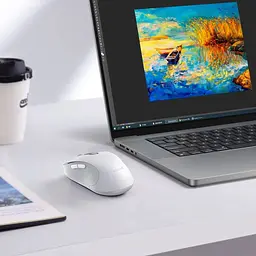 Миша Baseus F02 Ergonomic White [B01055505211-01] [129414] - мініатюра 9