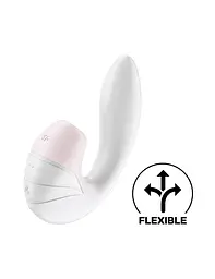 Вібратор Satisfyer Supernova з вакуумно-хвильовим стимулятором клітора, 16.9х3.7 см білий - мініатюра 2