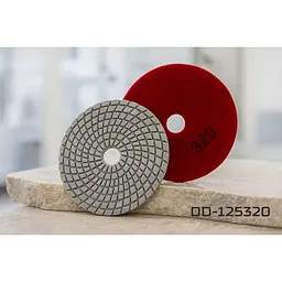 Круг алмазний Alloid Building Tools шліфувальний на липучці 125 мм зерно 320 (DD-125320) - мініатюра 7