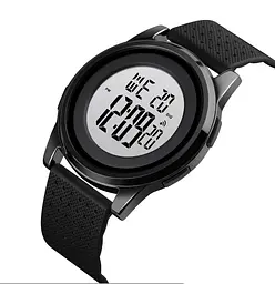 Наручний годинник Skmei 1502 Black White, 1502BKWT (18483) - мініатюра 2