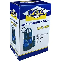 Занурювальний дренажний насос Werk SPD-10H [47275] - мініатюра 4