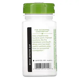 Натуральна добавка Nature's Way Aloe Latex With Fennel, 100 вегакапсул - мініатюра 3