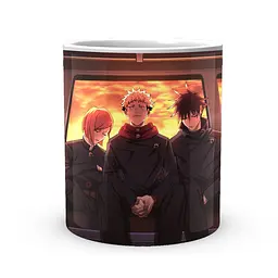 Кружка GeekLand Jujutsu Kaisen Магічна Битва Ітадорі Нобара Мегумі JK.02.19 - мініатюра 2