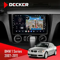 Штатна магнітола BMW 1 Series 2007-2011 Decker D9-011 4x64, DSP, 4G, 360 Decker (НФ-00005443)