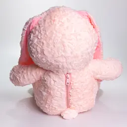 М'яка іграшка-плед та подушка 3 в 1 Зайчик 35×32×40 (см) Рожевий Colorful Home 509-9P - мініатюра 6