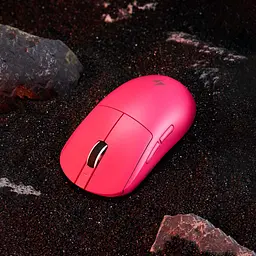 Ігрова бездротова мишка ATK Dragonfly A9 Plus 2.0 / Три режими підключення / Сенсор PixArt 3395 / 26000 DPI / Pink - мініатюра 3