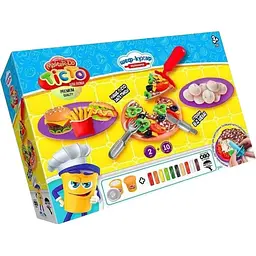 Набір креативної творчості Danko Toys Тісто для ліпки Master Do Шеф-кухар Піцца середня (2000903864219)