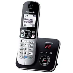 Panasonic Радіотелефон DECT KX-TG6821UAB Black - мініатюра 2