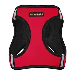 Шлея для собак Bronzedog Sport Vest M 24х18х3 см червона - мініатюра 2