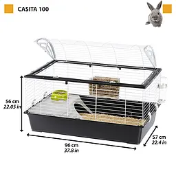 Клітка Ferplast Casita 100 для кроликів - мініатюра 10