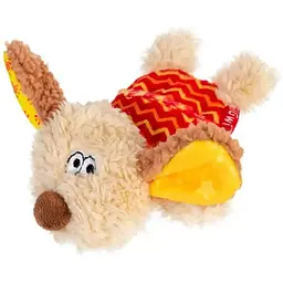 Іграшка для собак GiGwi Plush Собачка з пищалкою, 13 см (75304)