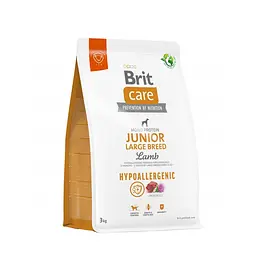 Сухий корм Brit Care Dog Hypoallergenic Junior Large Breed для молодих собак великих порід, гіпоалергенний з ягням 3 кг (арт.172218/559053)