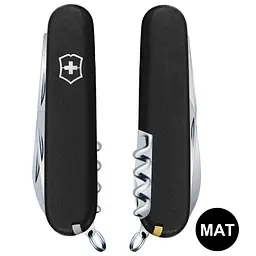 Ніж Victorinox Spartan Mat 91мм 12функ чорн.мат штоп - мініатюра 4