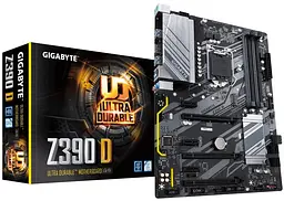 Материнська плата Gigabyte Z390 D (Z390 D) (Socket 1151 v2, Intel Z390, ATX) Б/в - мініатюра 5