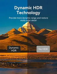 Кабель HDMI M - M, 1.5 м, V2.1, 8K 60Гц обплетення, Синій Aluminum Alloy Type Vention - мініатюра 6