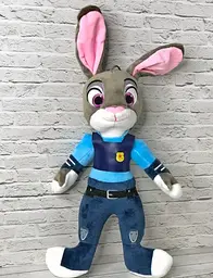 М'яка іграшка Джуді Хоппс Зоотрополіс Disney Zootopia, зайчик 40 см, дитяча іграшка для ігор і декору, подарунок дітям - мініатюра 8