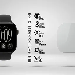 Плівка захисна Armorstandart Matte hydrogel Apple Watch 12 42mm 6 pcs (ARM94013) - мініатюра 2