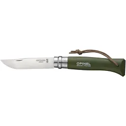 Ніж Opinel Trekking №8 VRI Inox. Колір - зелений